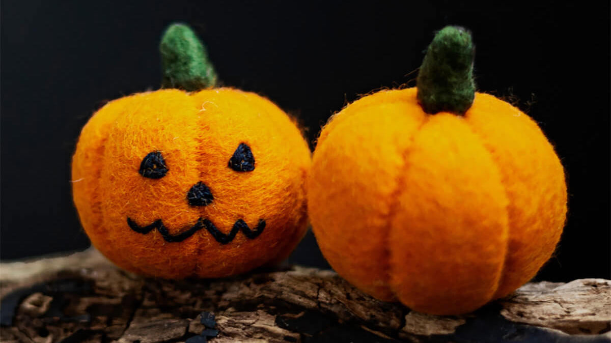 Fairtrade Felt Decorations for Halloween