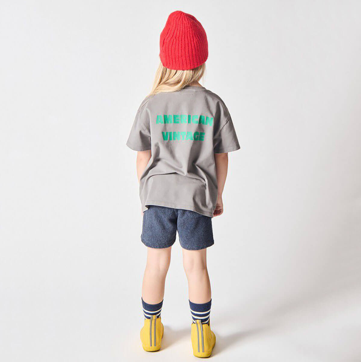 Bobypark Kid's Shorts in Dark by American Vintage