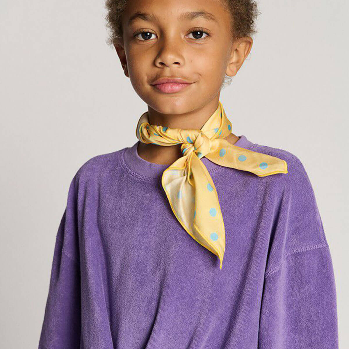 Fuxow Kid's Sweatshirt in Purple by American Vintage