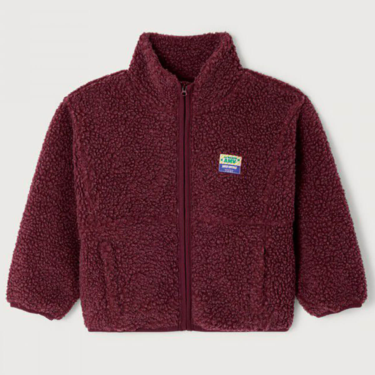 Hoktown Kid's Jacket in Burgundy Melange by American Vintage