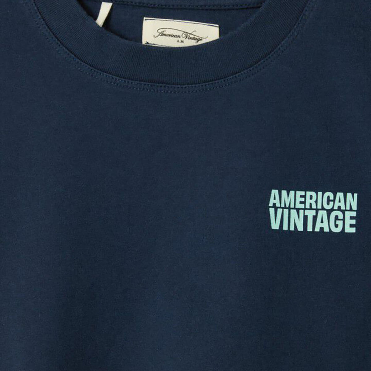 Gixy Kid's T-Shirt in Navy by American Vintage