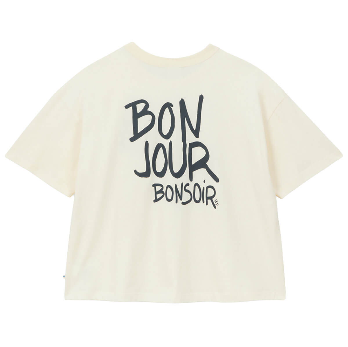 Bonjour Bonsoir T-Shirt in Ecru by A.P Womenswear