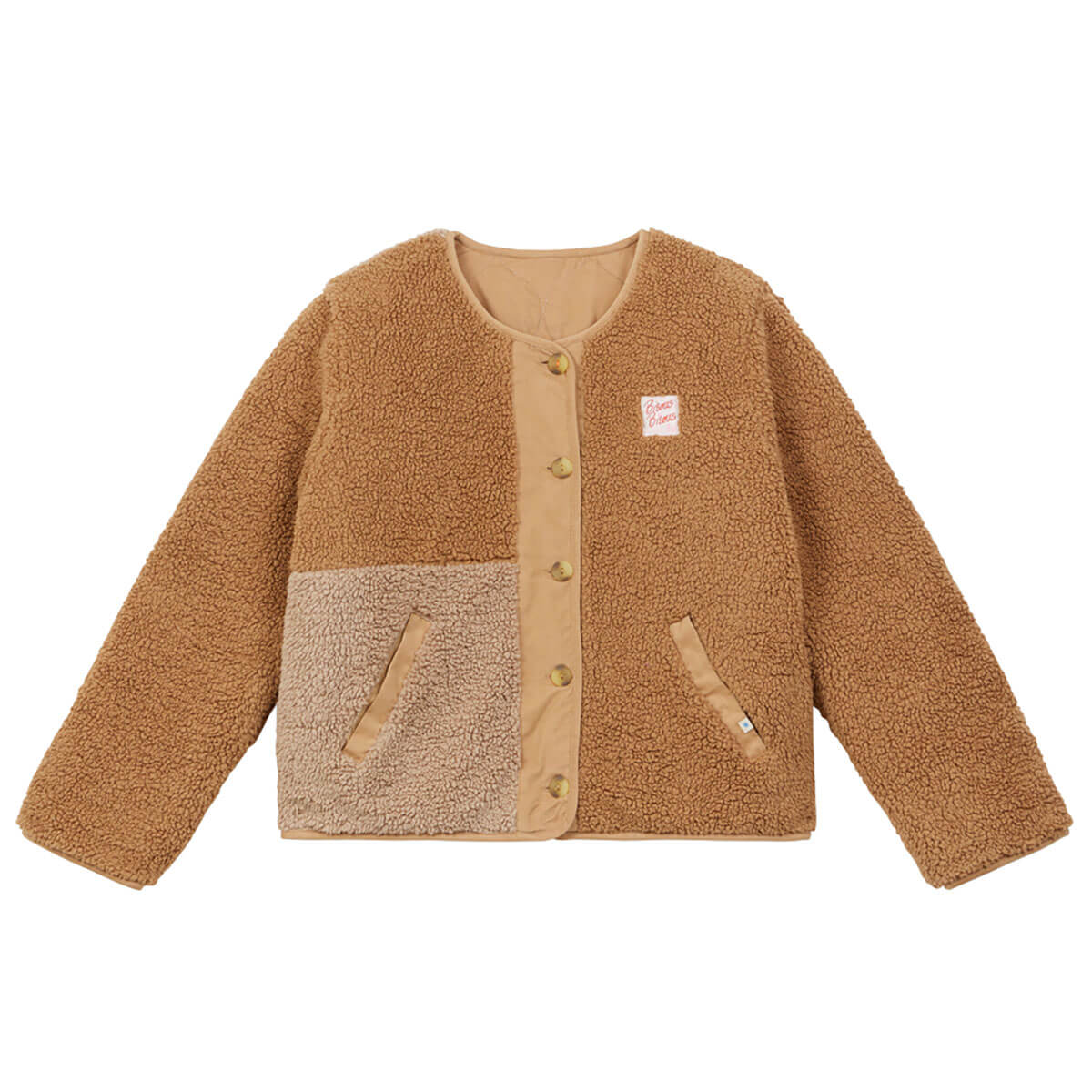 Reversible Patch Jacket in Camel by A.P Womenswear