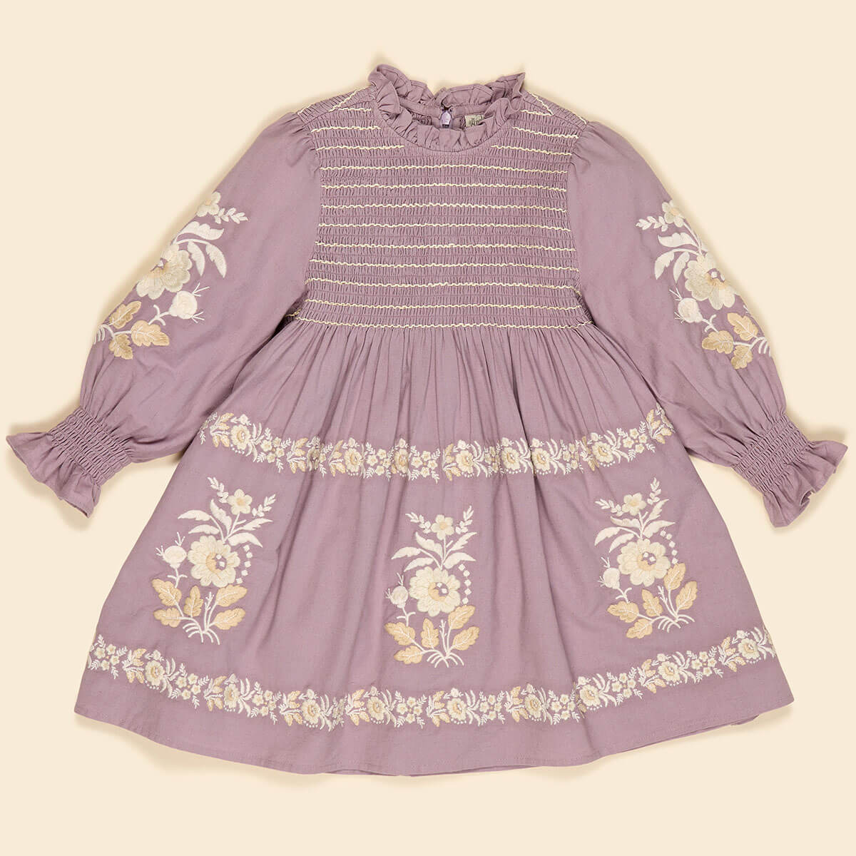 Mia Dress in Dusky Lavender by Apolina