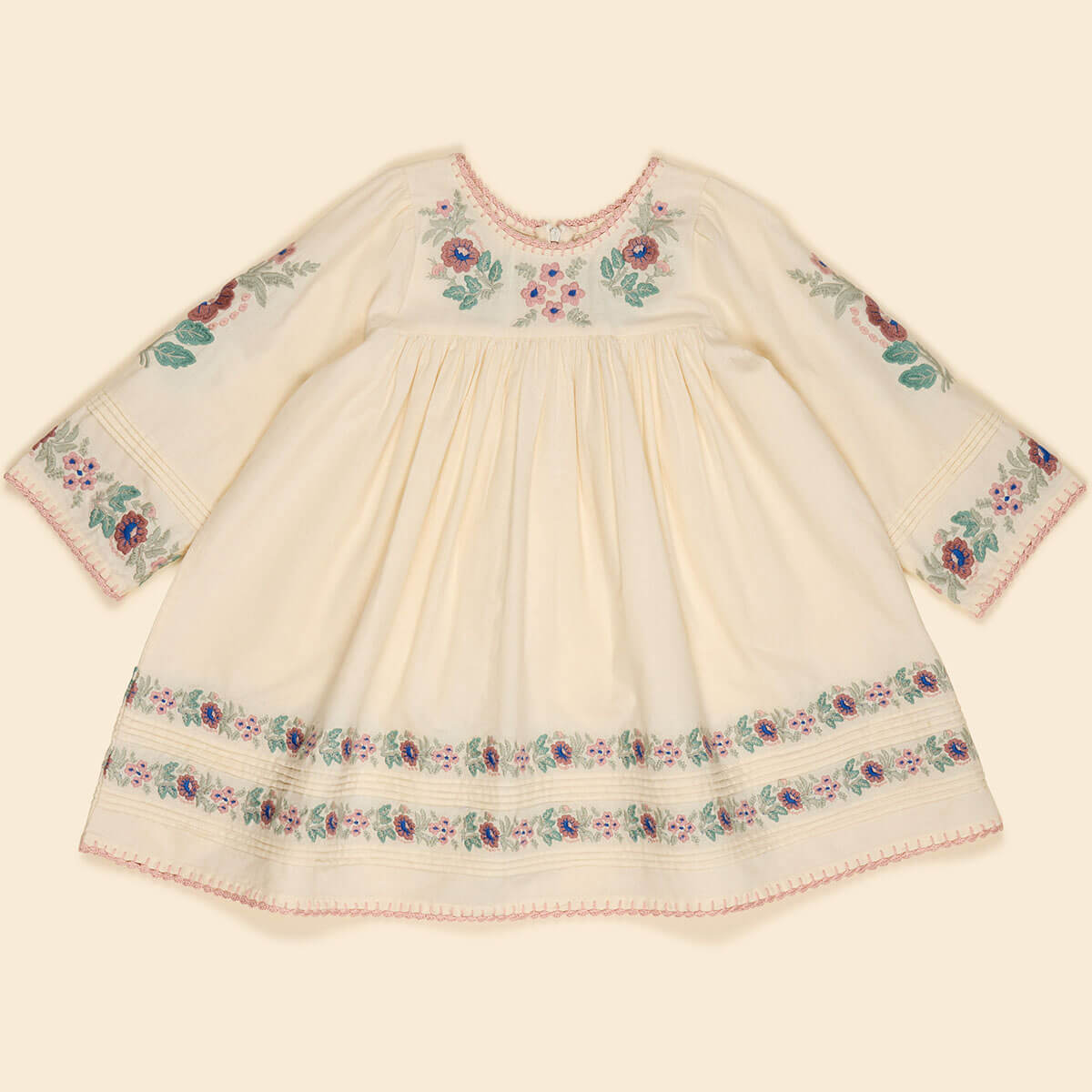 Stevie Dress in Milk-Cream by Apolina