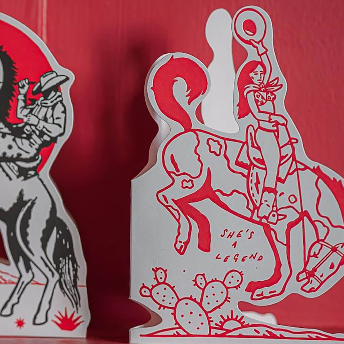 She's A Legend Greetings Card by Archivist Gallery