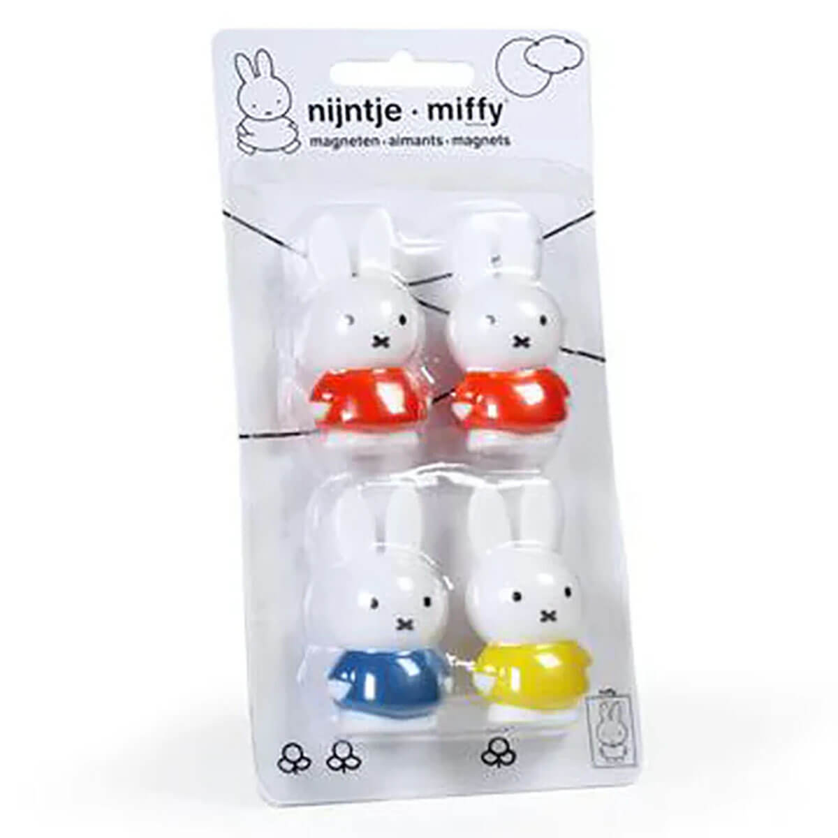 Set of Four Miffy Magnets in Multicolour by Atelier Pierre