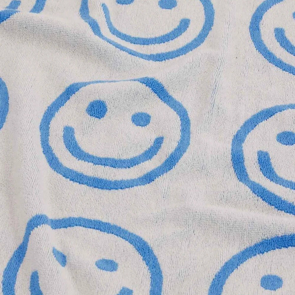 Bath Towel in Sky Blue Happy by Baggu