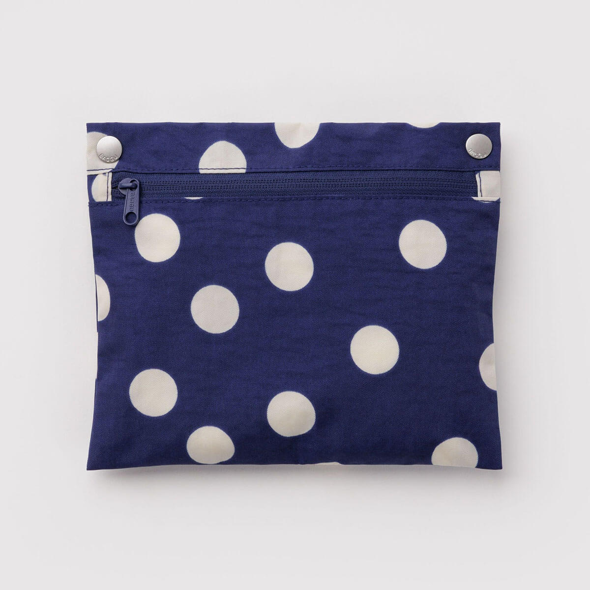 Cloud Bag in Navy And Cream Polka Dot by Baggu