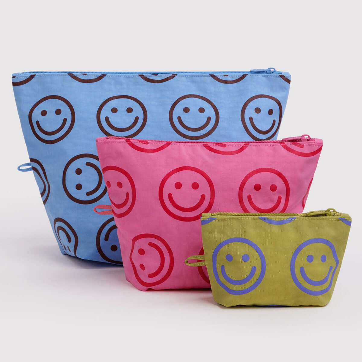 Go Pouch Set in Pop Happy Mix by Baggu