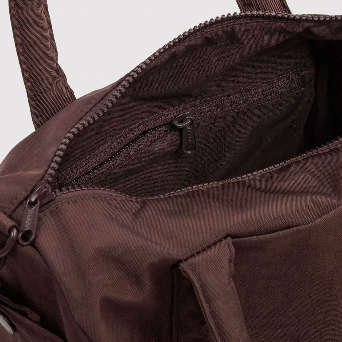Nylon Duffle Bag in Coffee by Baggu