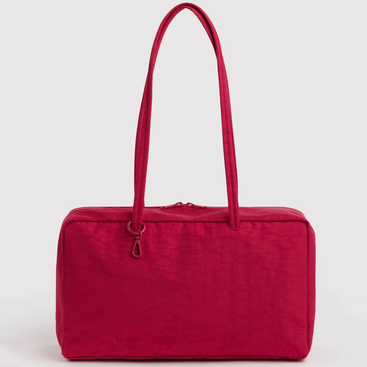 Medium Nylon Bowler Bag in Cherry by Baggu