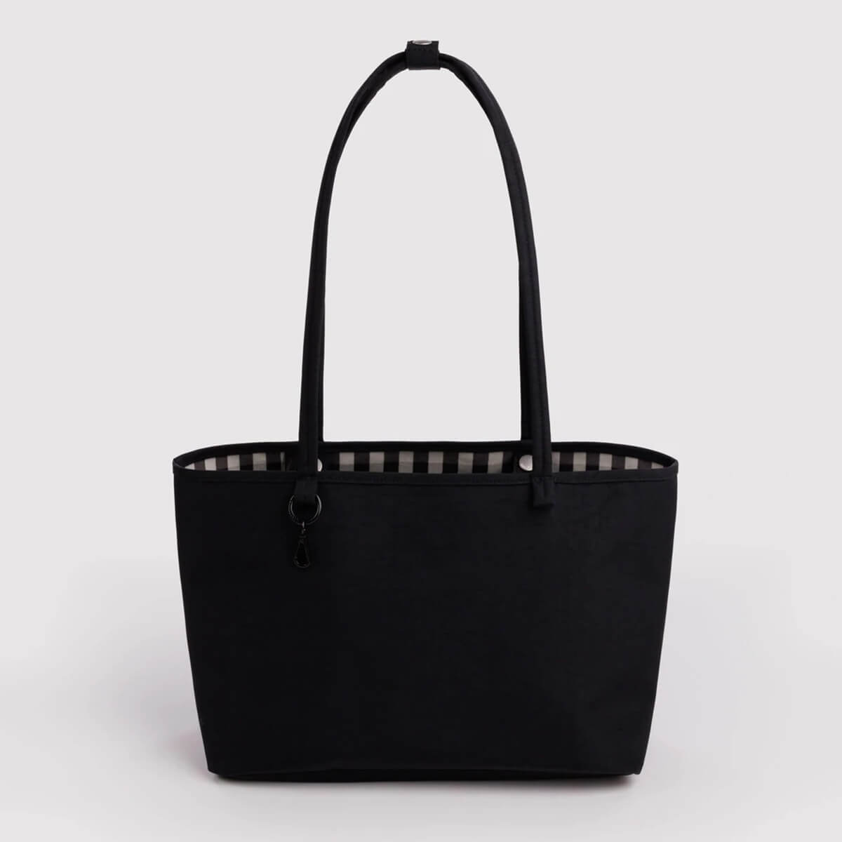 Medium Nylon Reversible Tote in Black Mix by Baggu
