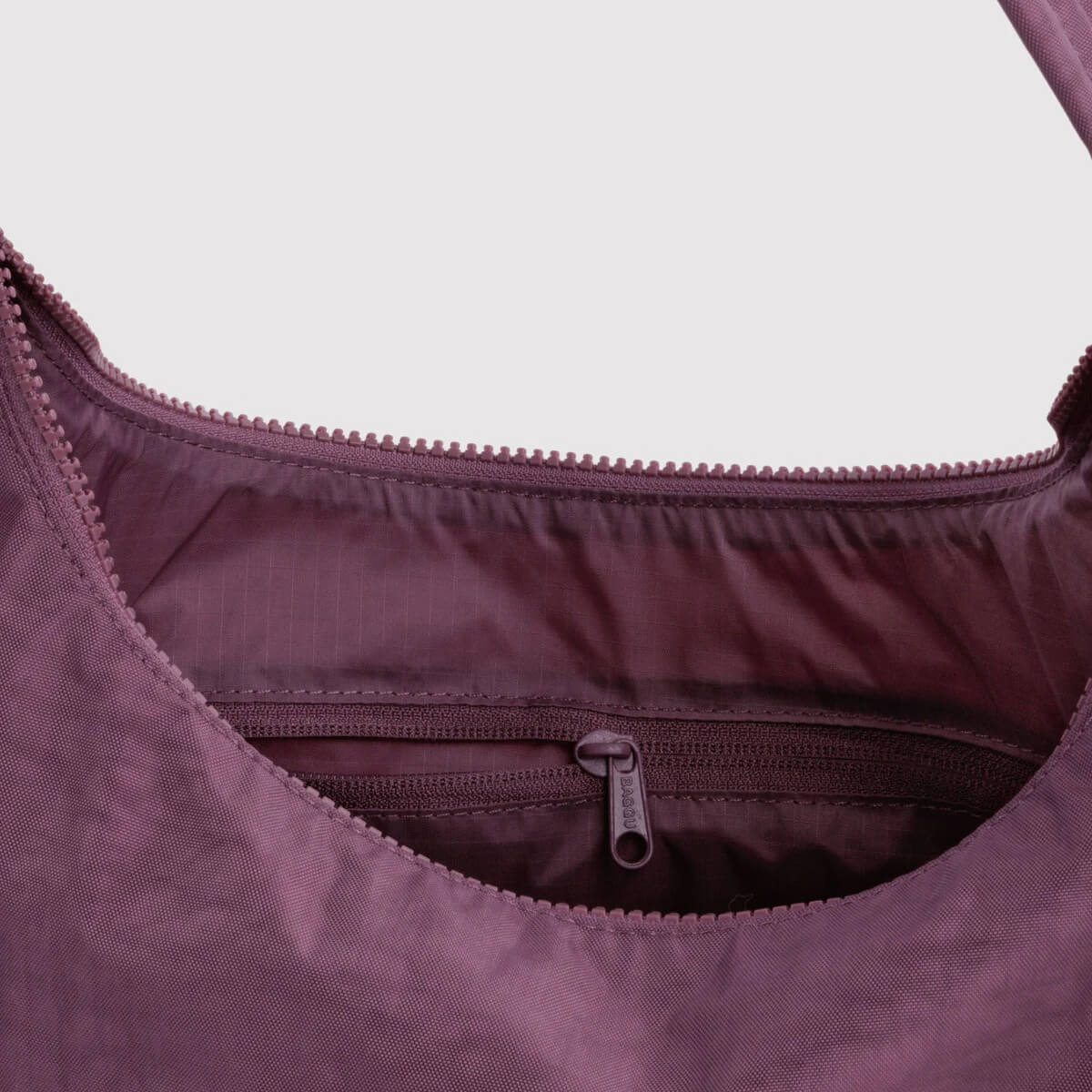 Nylon Shoulder Bag in Wild Plum by Baggu