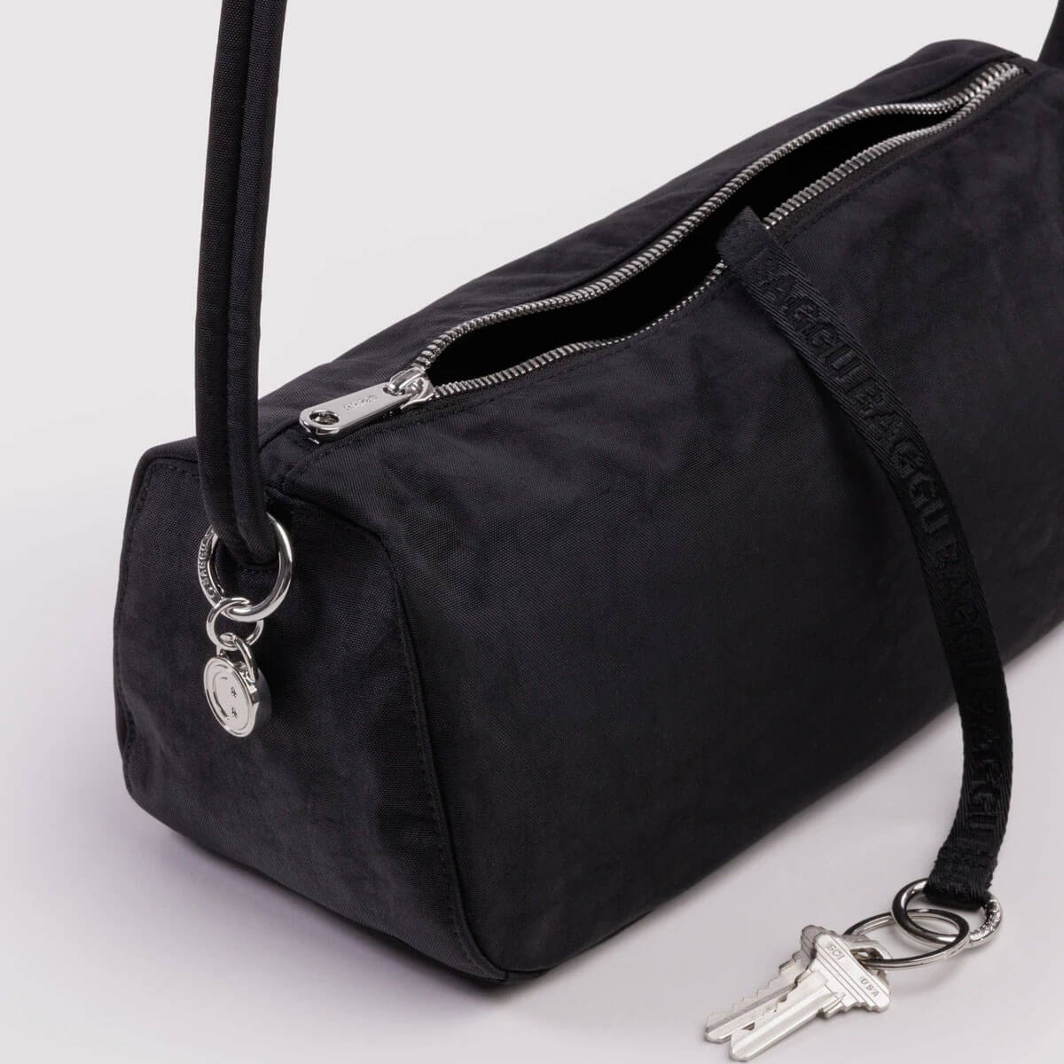 Nylon Loaf Bag in Black by Baggu