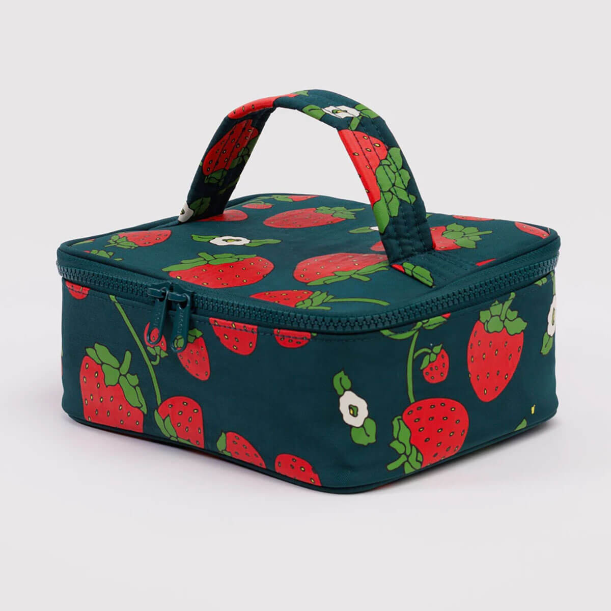 Small Cosmetic Case in Strawberry Blossom by Baggu