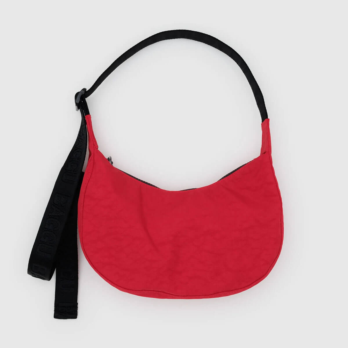 Small Nylon Crescent Bag in Candy Apple by Baggu
