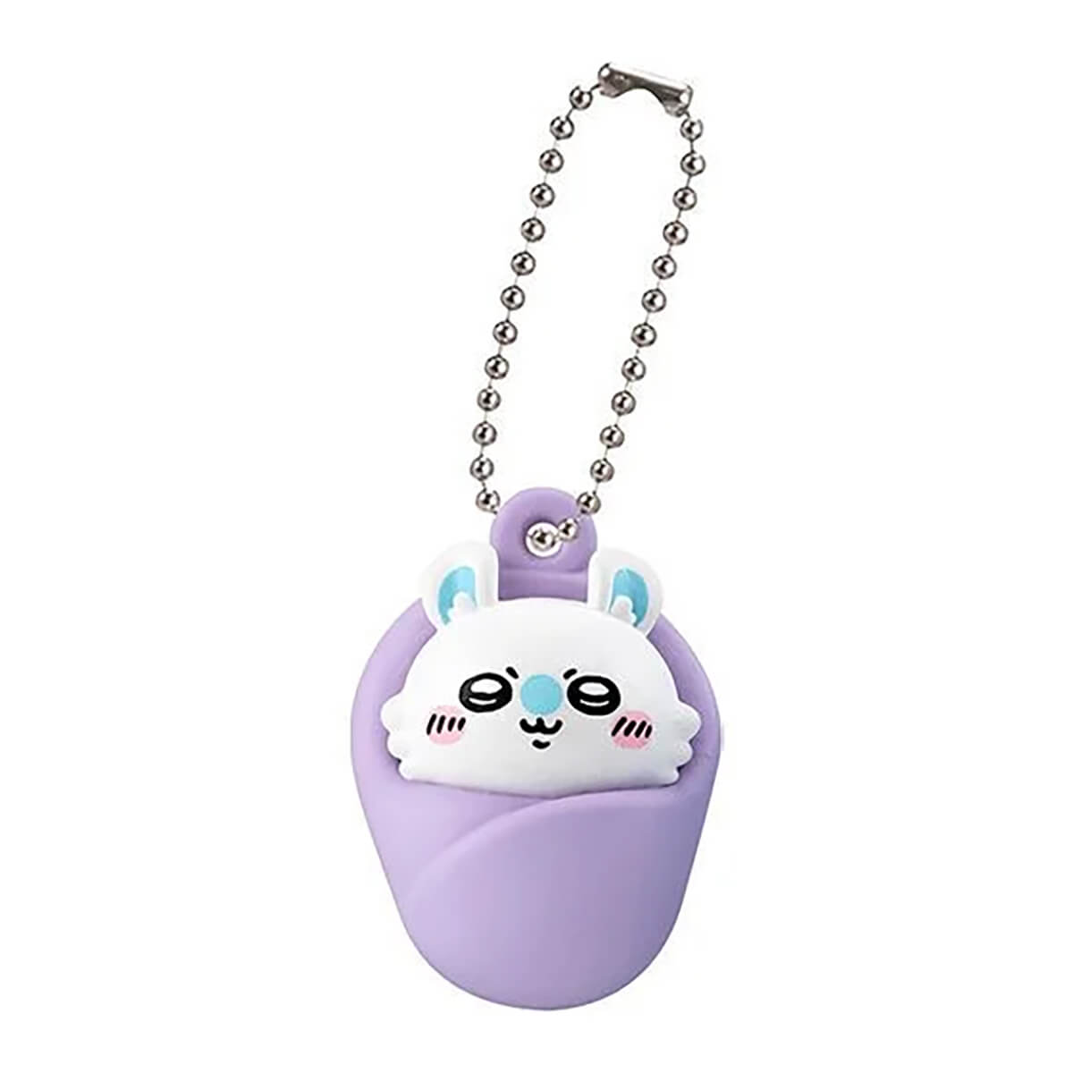 Chiikawa Swaddle Mascot Keychain Gachapon Capsule Collectible by Bandai