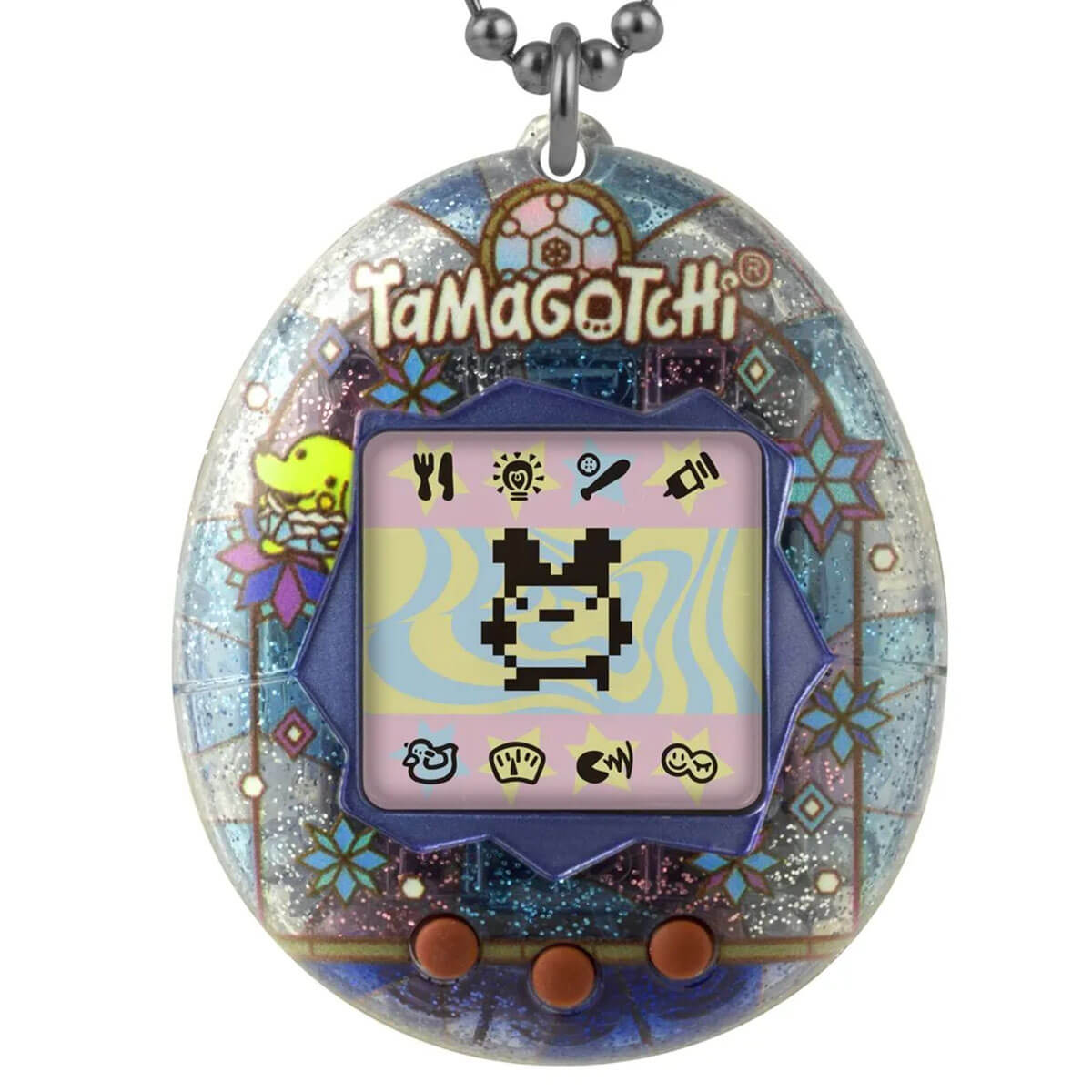 Original Tamagotchi (Gen 2) in Stained Glass Winter by Bandai