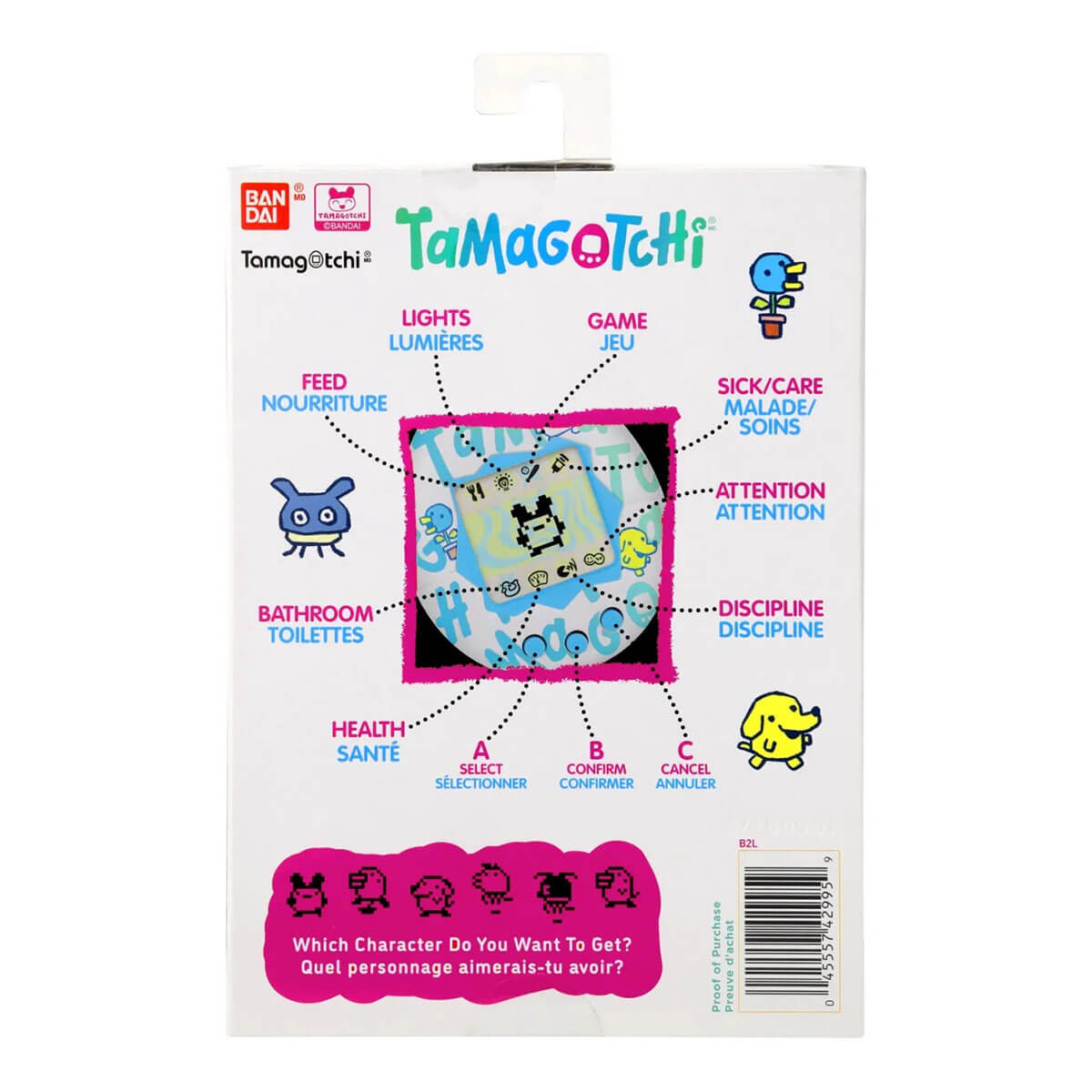 Original Tamagotchi (Gen 2) in Stained Glass Winter by Bandai