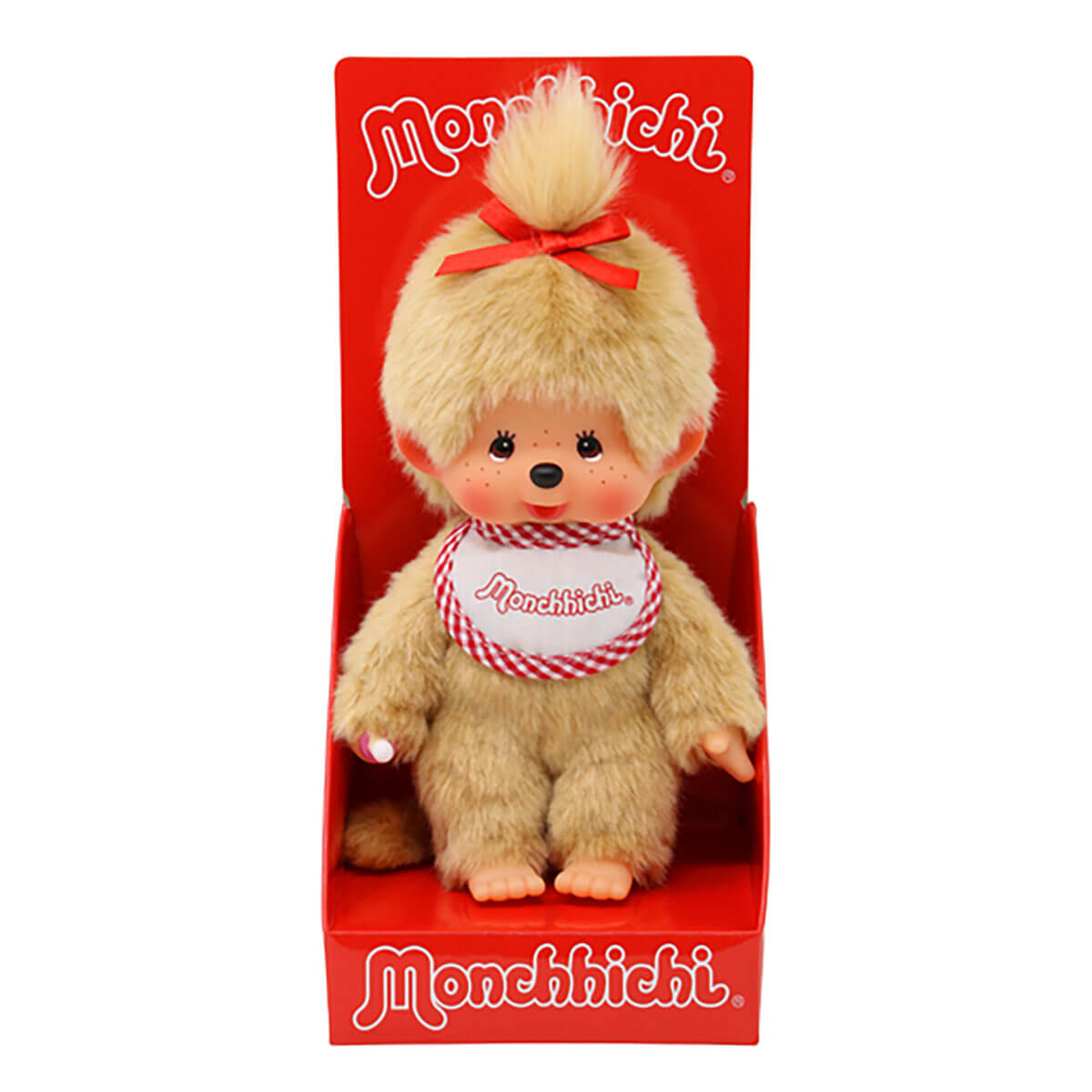 Monchhichi Beige Girl Plush by Sekiguchi