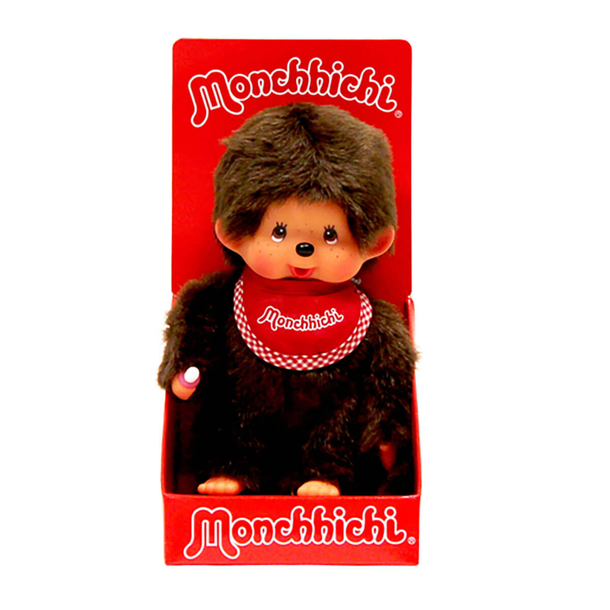 Monchhichi Classic Red Boy Plush by Sekiguchi