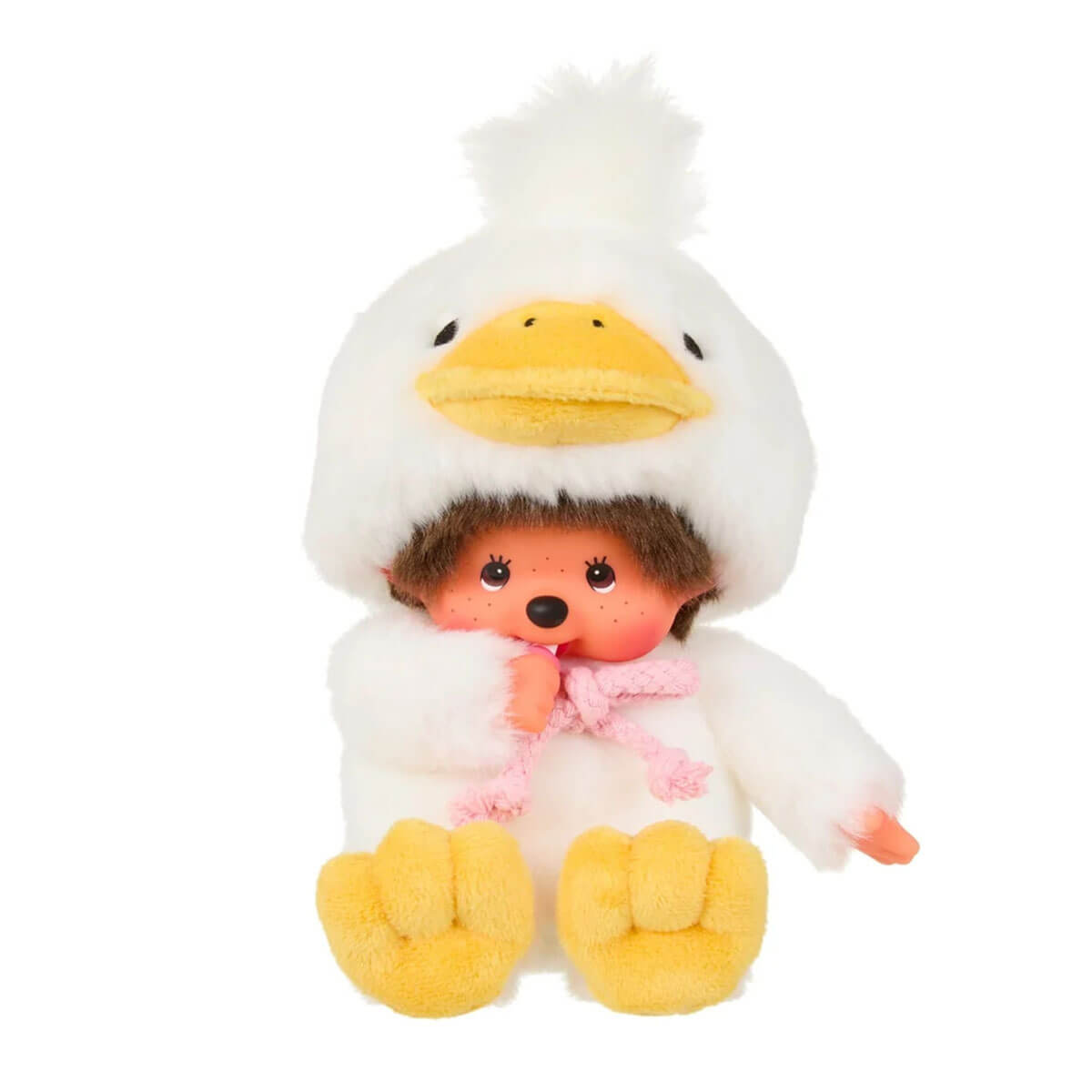 Monchhichi Fluffy Duck Plush by Sekiguchi