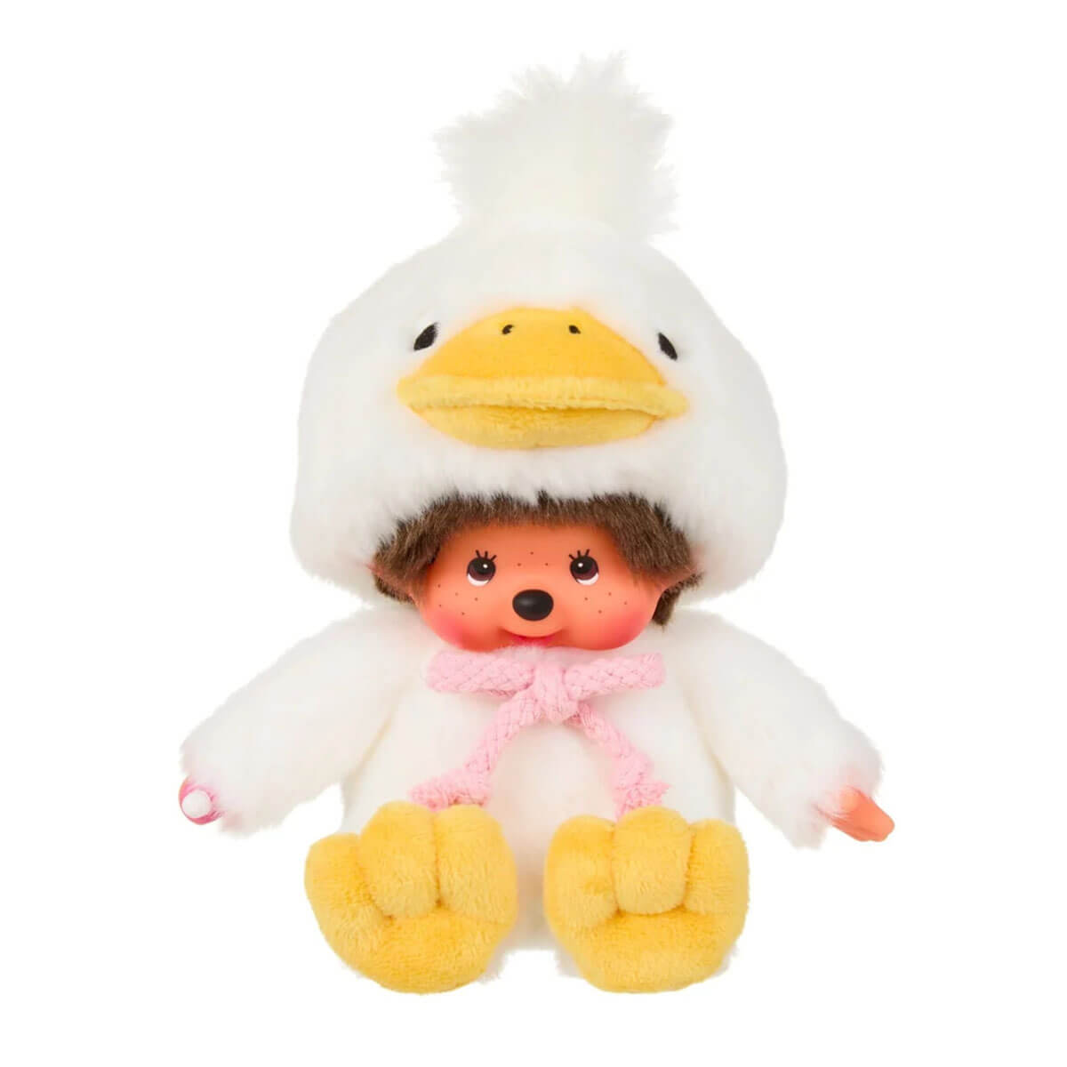 Monchhichi Fluffy Duck Plush by Sekiguchi