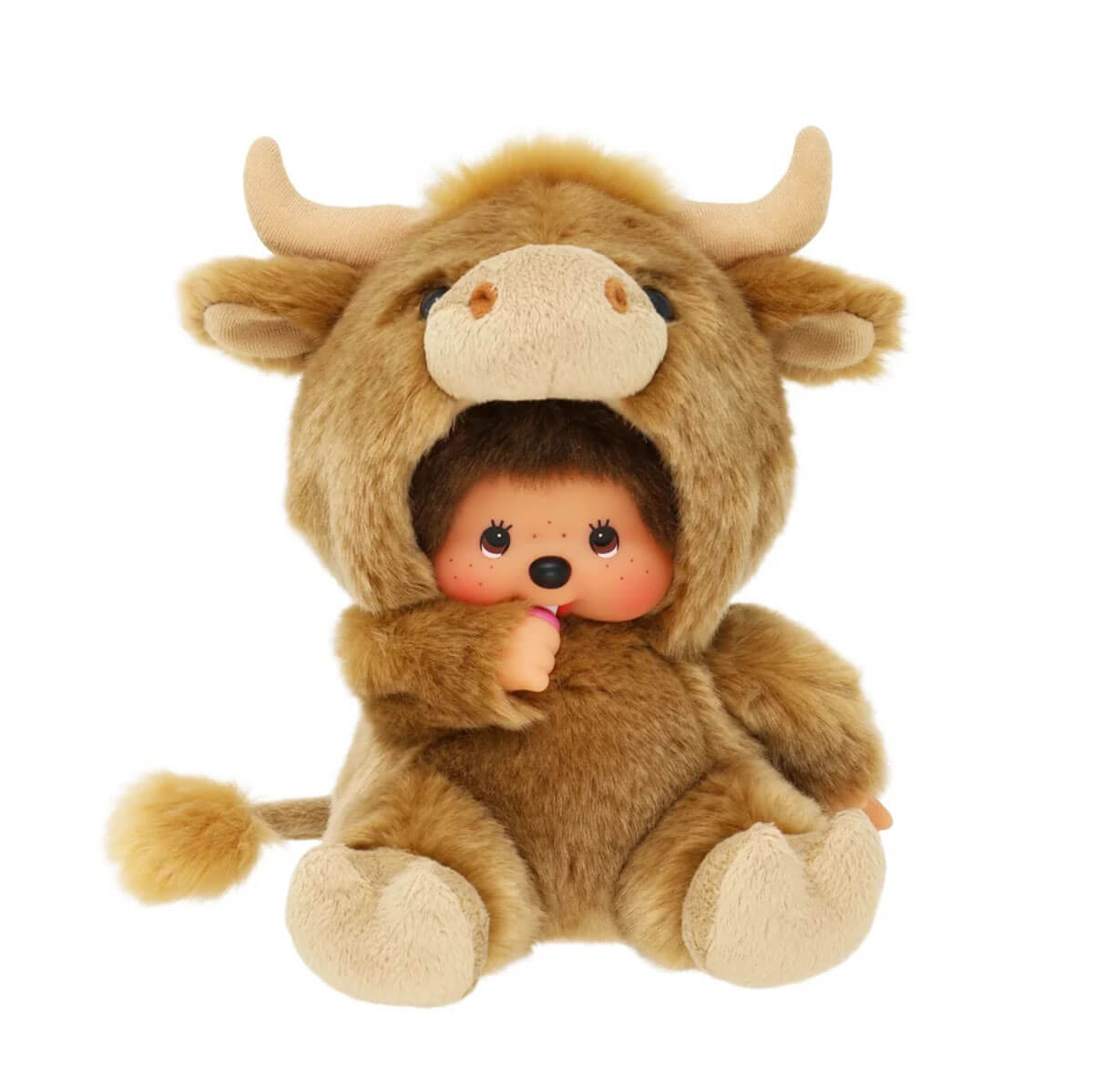 Monchhichi Midland Cow Plush by Sekiguchi