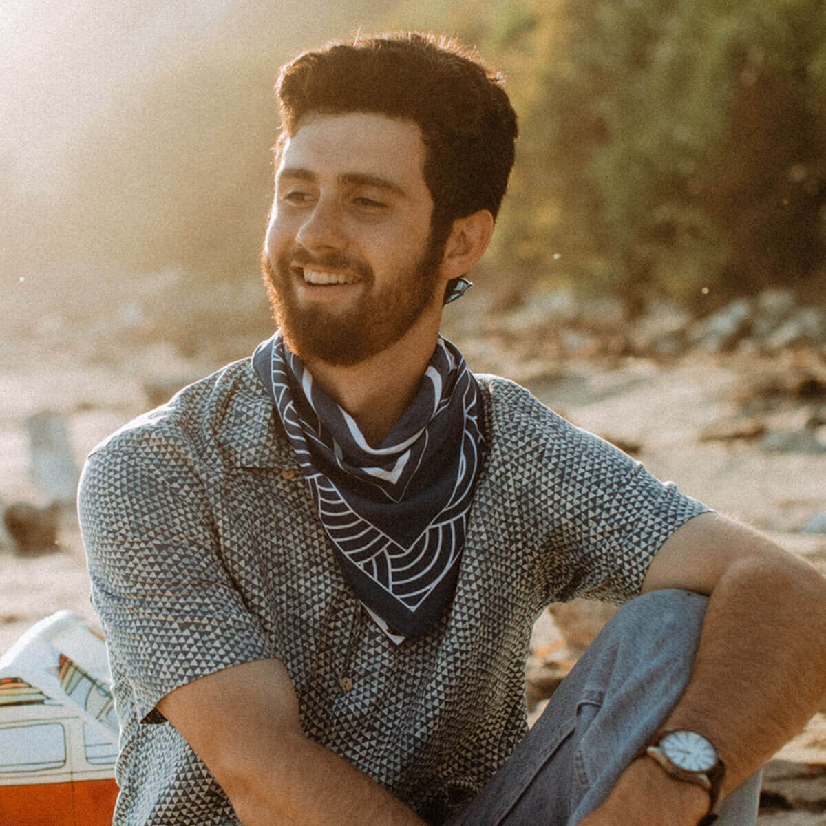 Breaking Waves Bandana by Bandits Bandanas