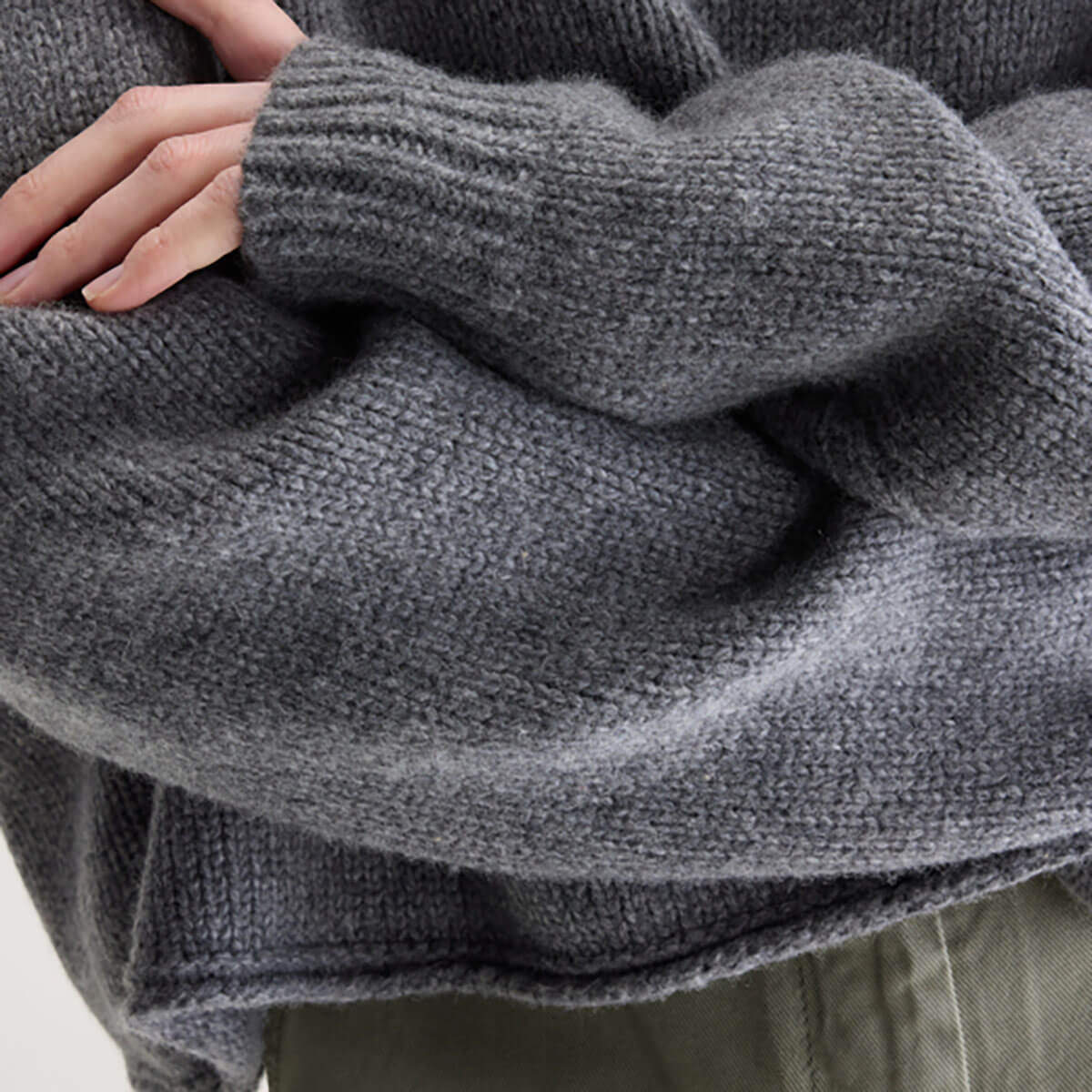 Amecro Sweater in Mid Grey by Bellerose
