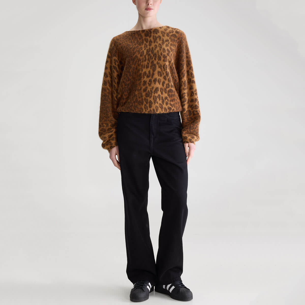Dioal Relaxed Sweater in Leopard by Bellerose