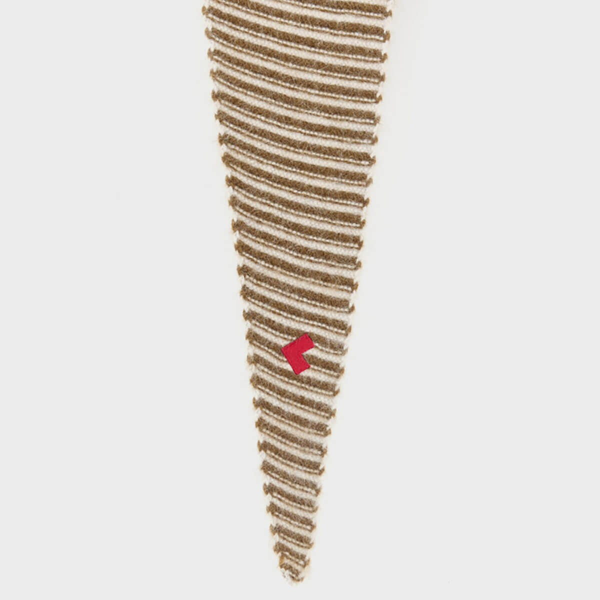 Dusol Triangle Scarf in Cream Stripe by Bellerose