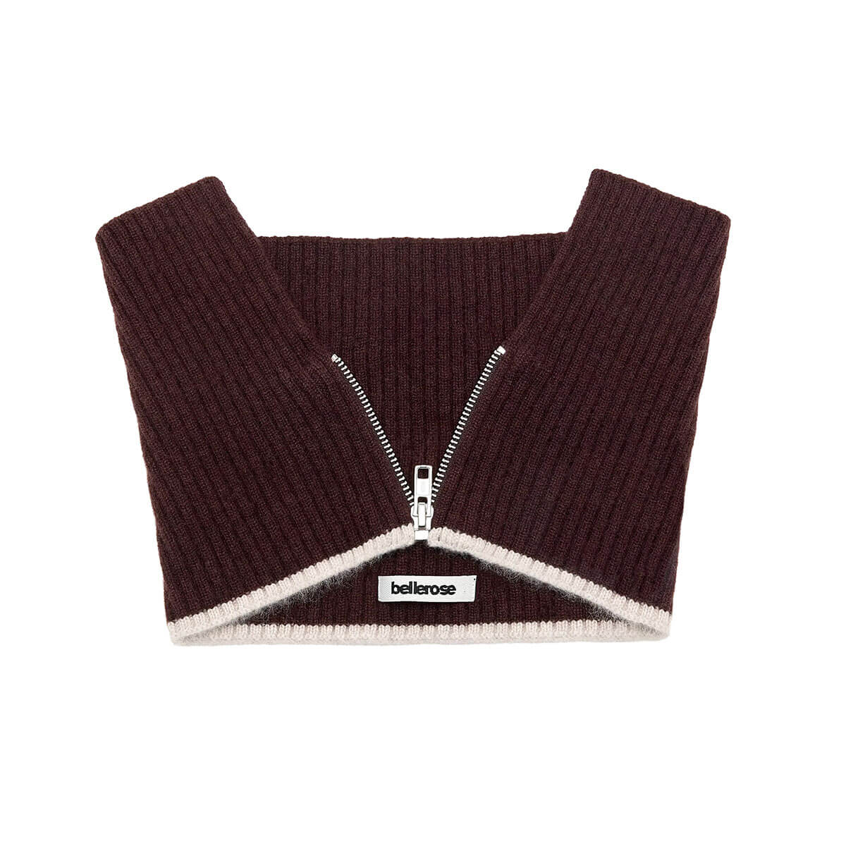 Dusyk Zip Collar in Dark Roast by Bellerose
