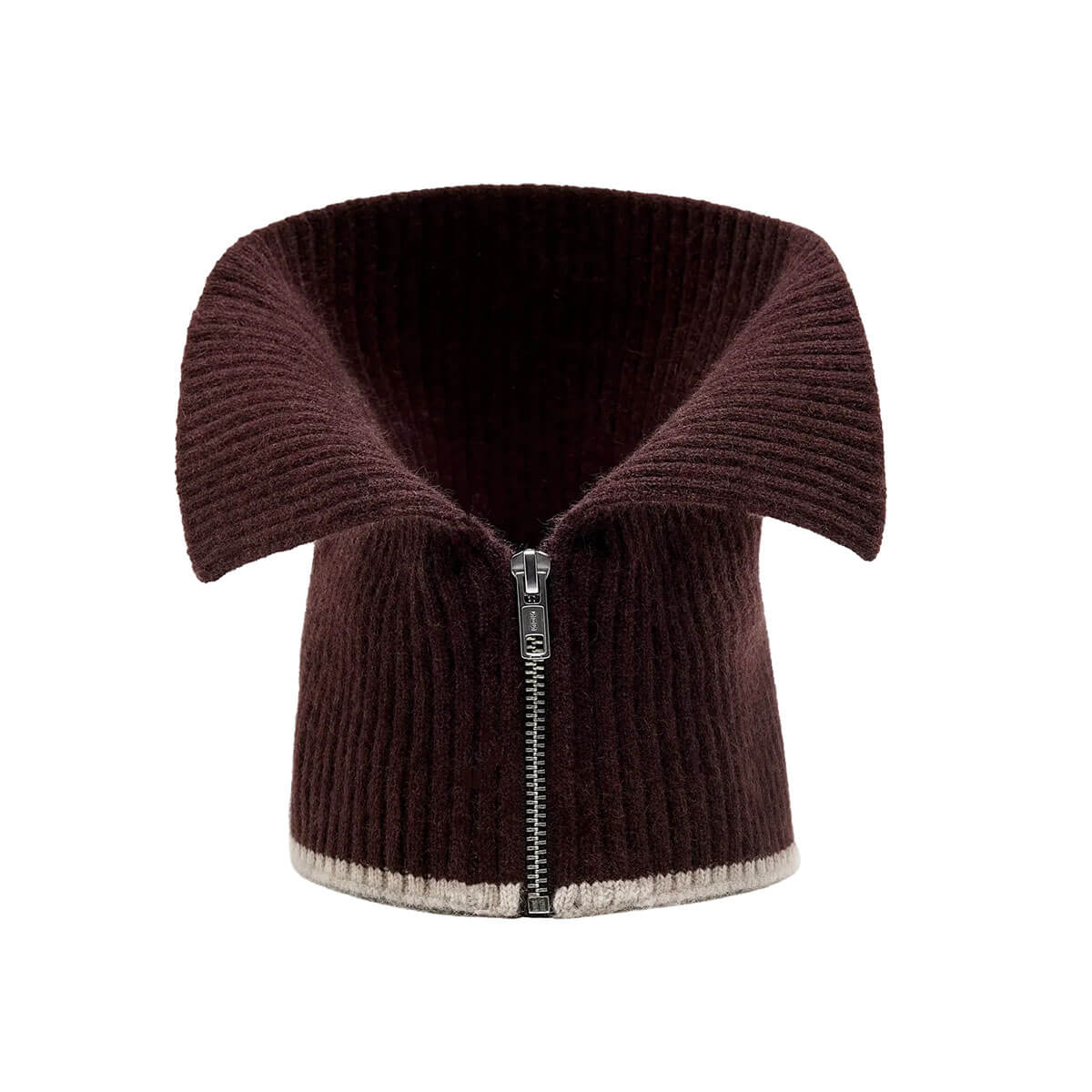 Dusyk Zip Collar in Dark Roast by Bellerose