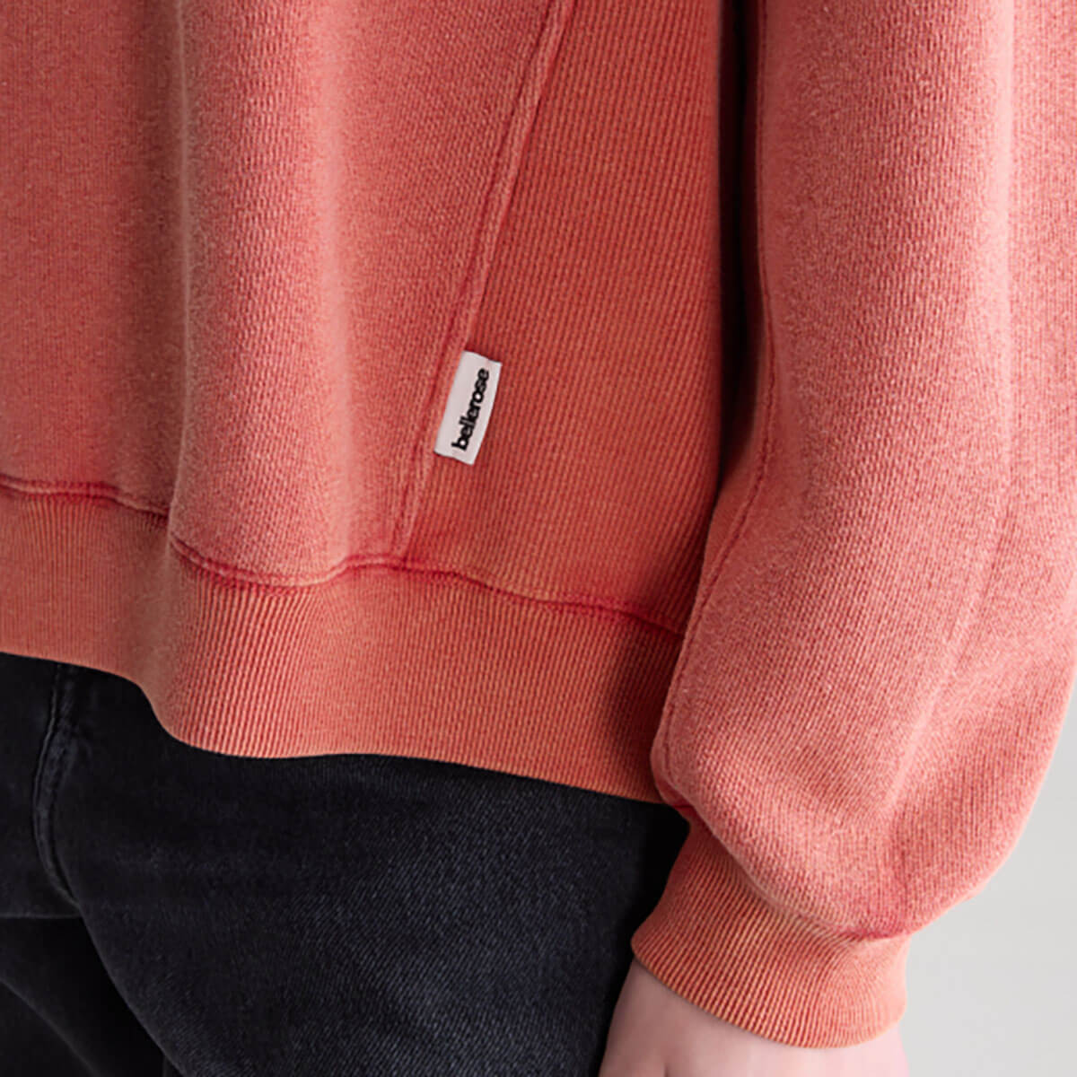 Flipos Oversized Crewneck Sweatshirt in Ecarlate by Bellerose
