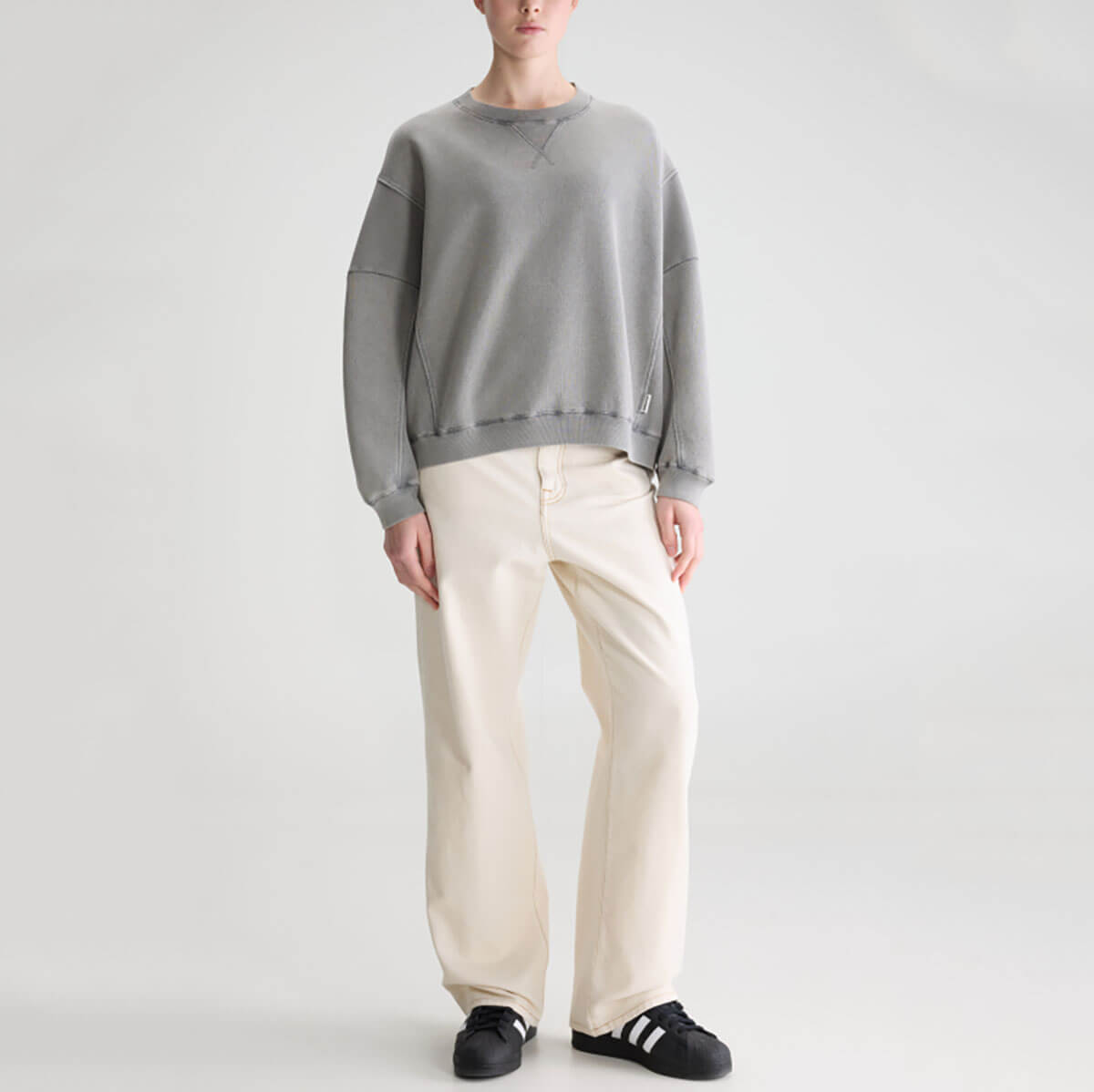 Flipos Oversized Crewneck Sweatshirt in Raf by Bellerose