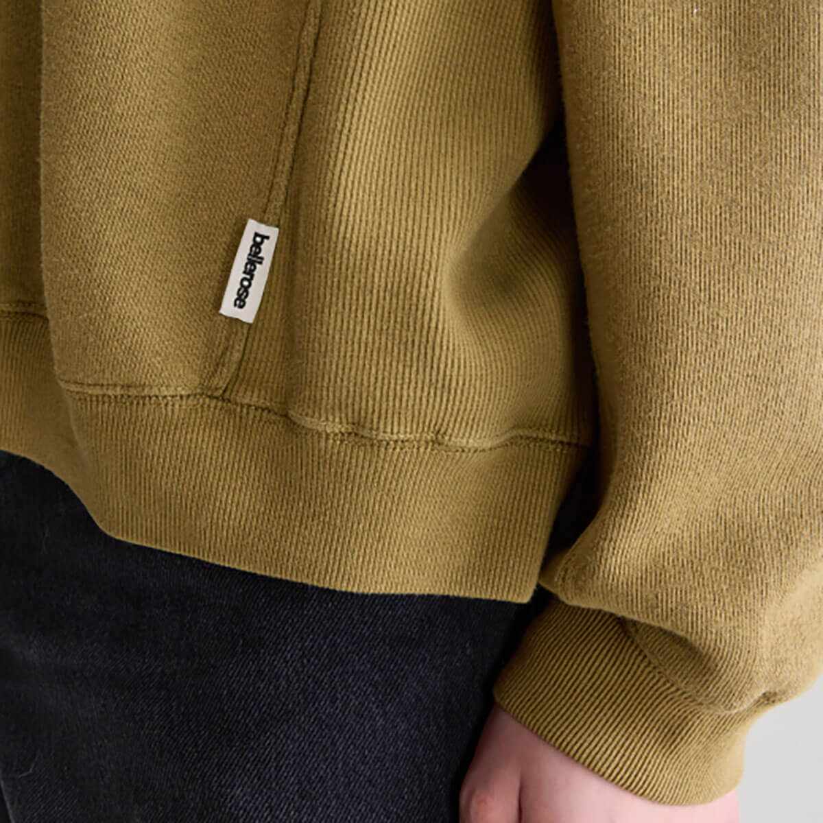 Flipos Oversized Crewneck Sweatshirt in Vetiver by Bellerose