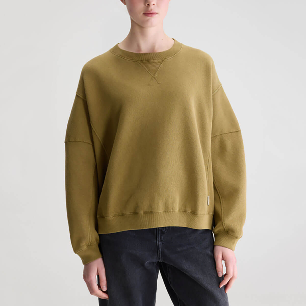 Flipos Oversized Crewneck Sweatshirt in Vetiver by Bellerose