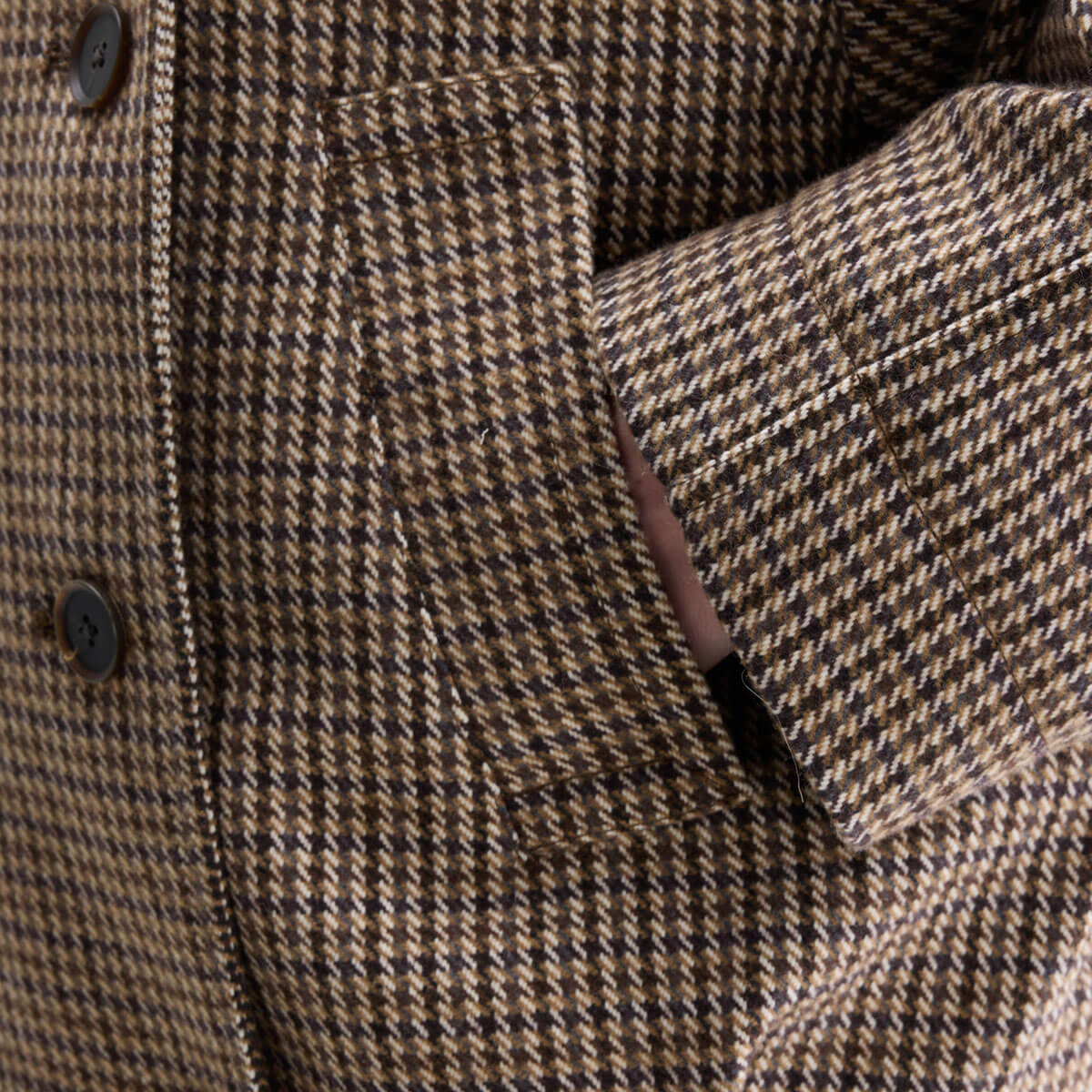 Jackal Jacket in Brown Check by Bellerose