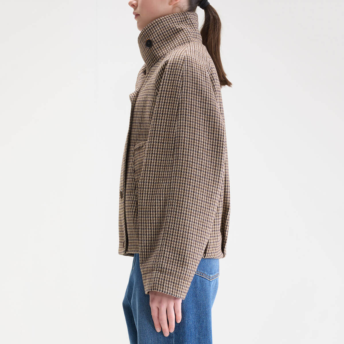 Jackal Jacket in Brown Check by Bellerose