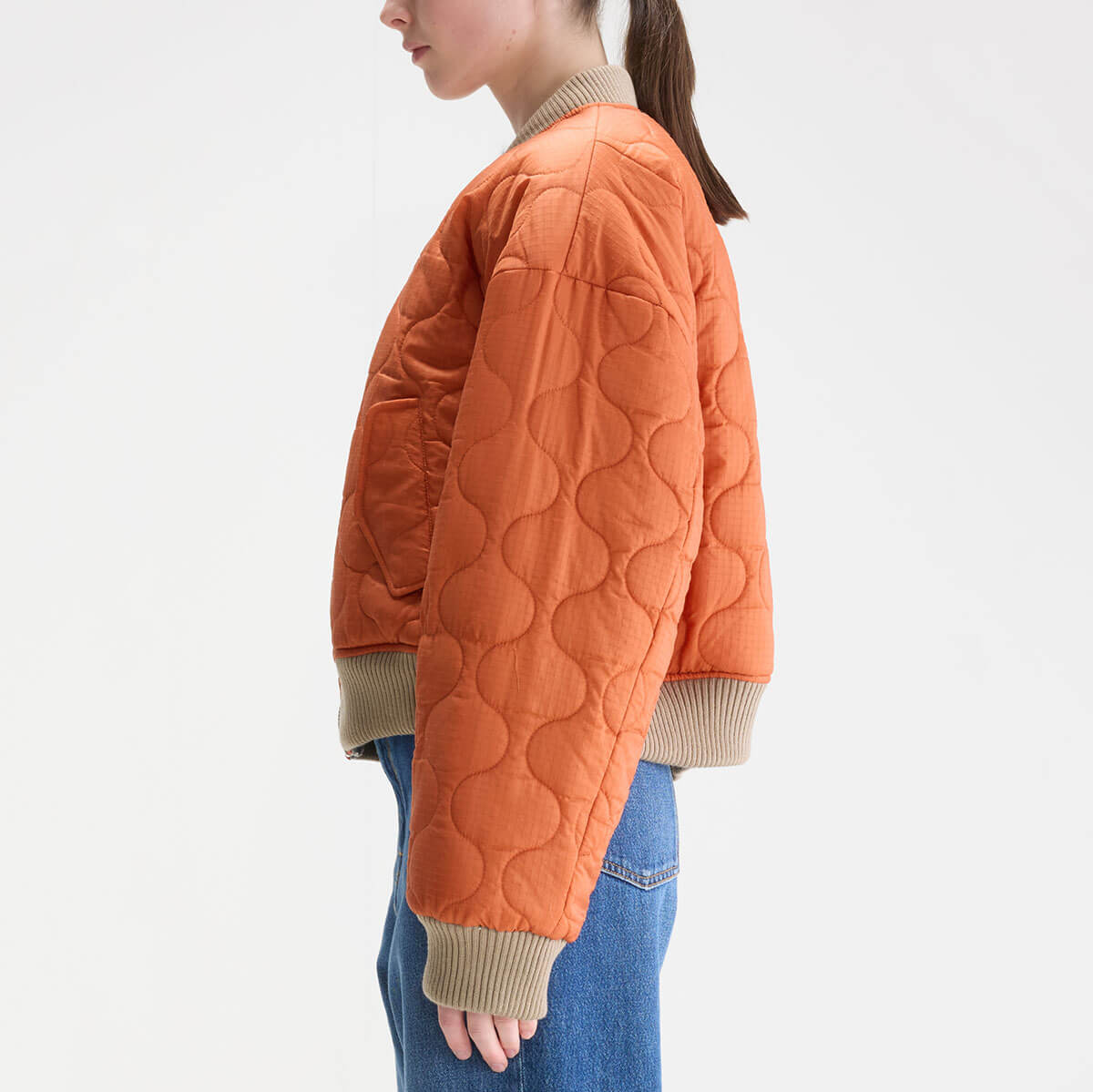 Jasher Reversible Bomber Jacket in Natural by Bellerose