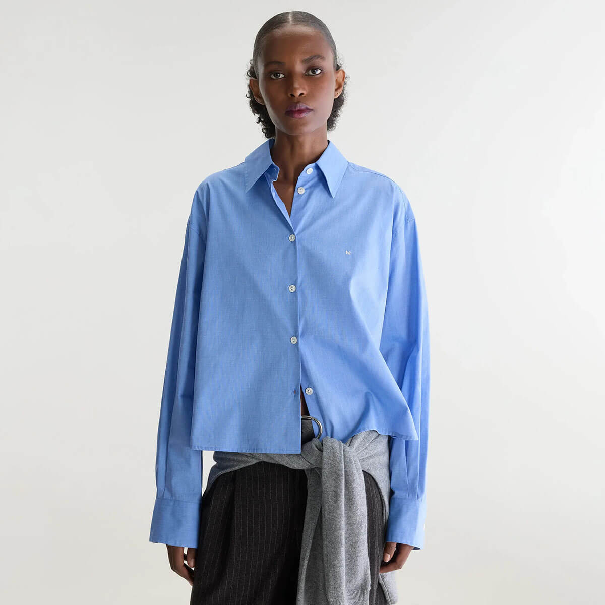 Java Poplin Shirt in Blue by Bellerose