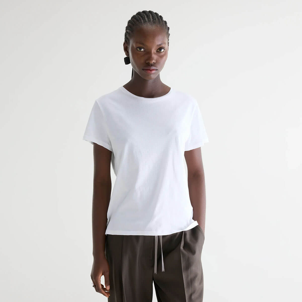 Covi Short Sleeve T-Shirt in White by Bellerose