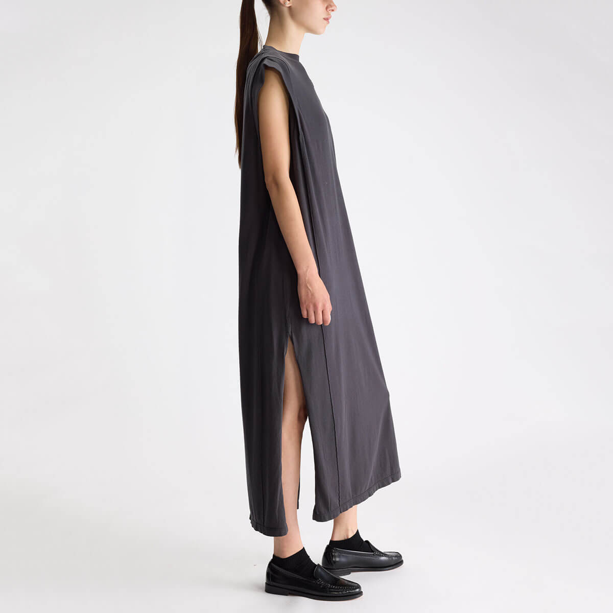 Cling Dress in Black Sand by Bellerose
