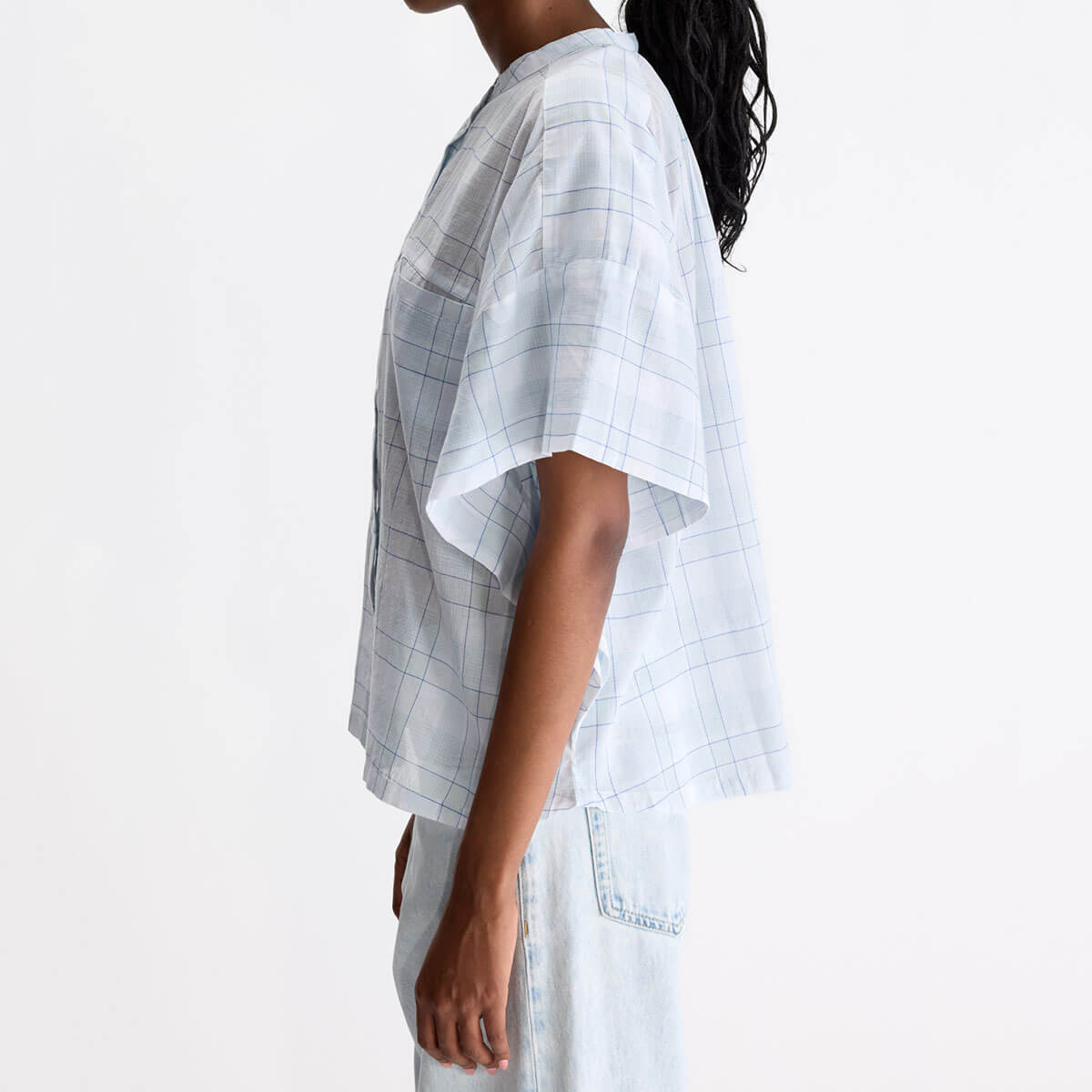 Cloe Shirt in Blue Check by Bellerose