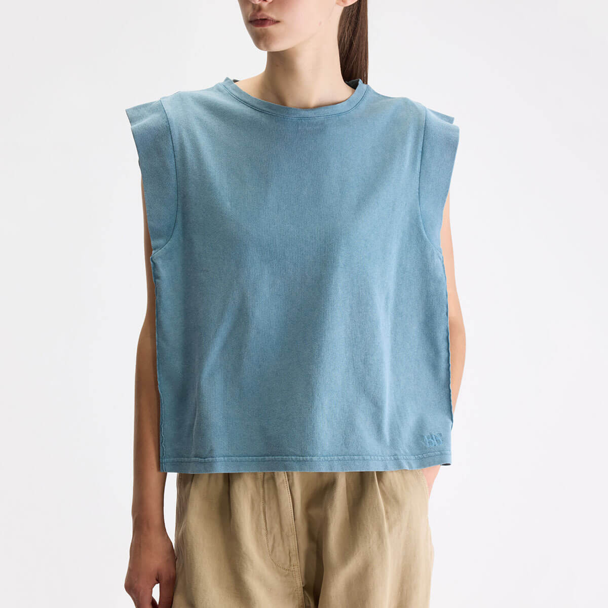 Vruno Sleeveless T-Shirt in Artic by Bellerose