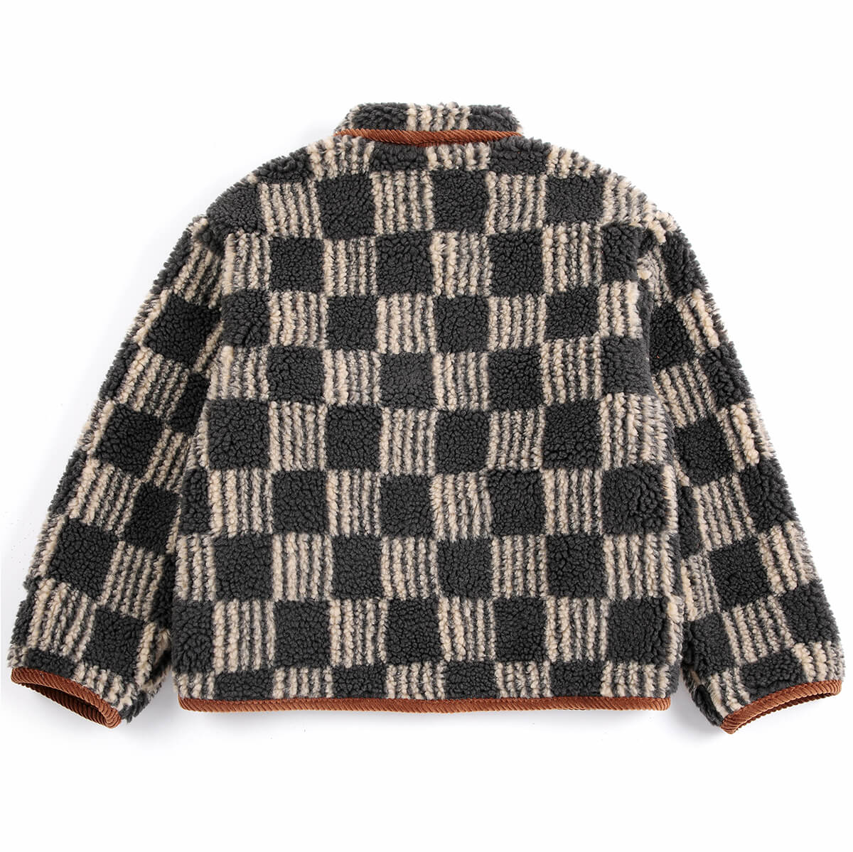 Almost Moiré All Over Sheepskin Jacket by Bobo Choses