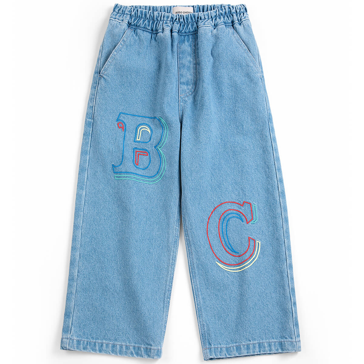 Bobo Choses Embossed Denim Pants by Bobo Choses
