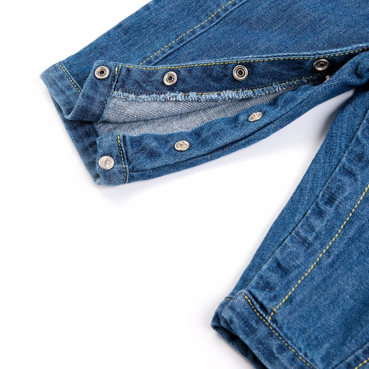 Booo Bo Choses Tag Denim Baby Overall by Bobo Choses